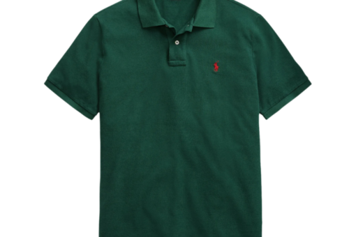 Polo Ralph Lauren Slim Fit Mesh Polo Shirt College Green