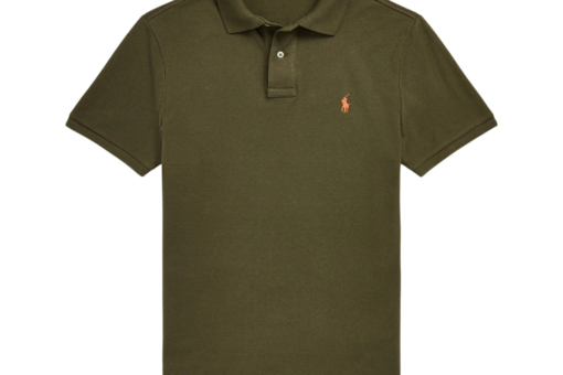 Polo Ralph Lauren Slim Fit Mesh Polo Shirt Canopy Olive