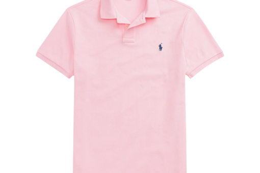 Polo Ralph Lauren Slim Fit Mesh Polo Shirt Carmel Pink