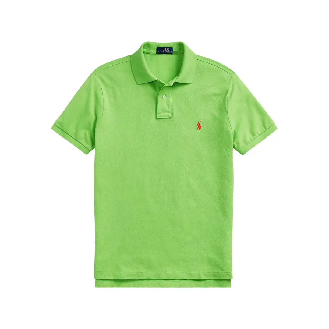 Polo Ralph Lauren Slim Fit Mesh Polo Shirt Kiwi Lime 2026 | Drip Kickz Polo Ralph Lauren Slim Fit Mesh Polo Shirt Kiwi Lime