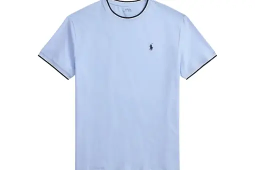 Polo Ralph Lauren Classic Fit Stretch Mesh T Shirt Basic Office Blue/C7927