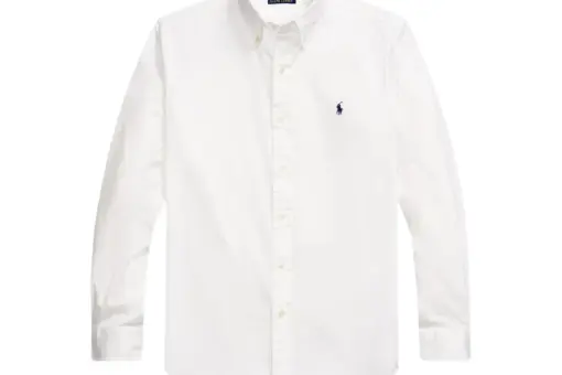 Polo Ralph Lauren Custom Fit Featherweight Twill Shirt White