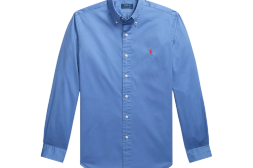 Polo Ralph Lauren Custom Fit Featherweight Twill Shirt Nimes Blue