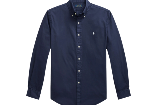 Polo Ralph Lauren Custom Fit Featherweight Twill Shirt Newport Navy