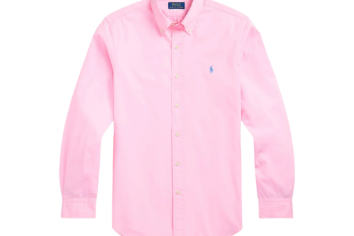Polo Ralph Lauren Custom Fit Featherweight Twill Shirt Carmel Pink