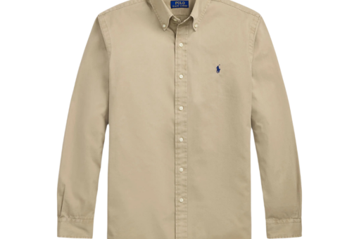 Polo Ralph Lauren Custom Fit Featherweight Twill Shirt Beige