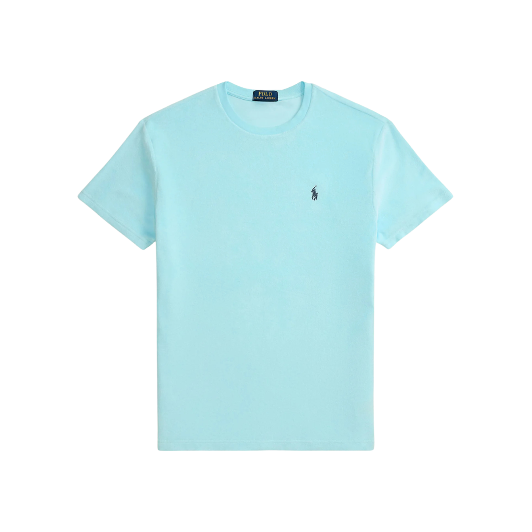 Polo Ralph Lauren Classic Fit Terry T Shirt Basic Soft Aqua 2026 | Drip Kickz Polo Ralph Lauren Classic Fit Terry T Shirt Basic Soft Aqua