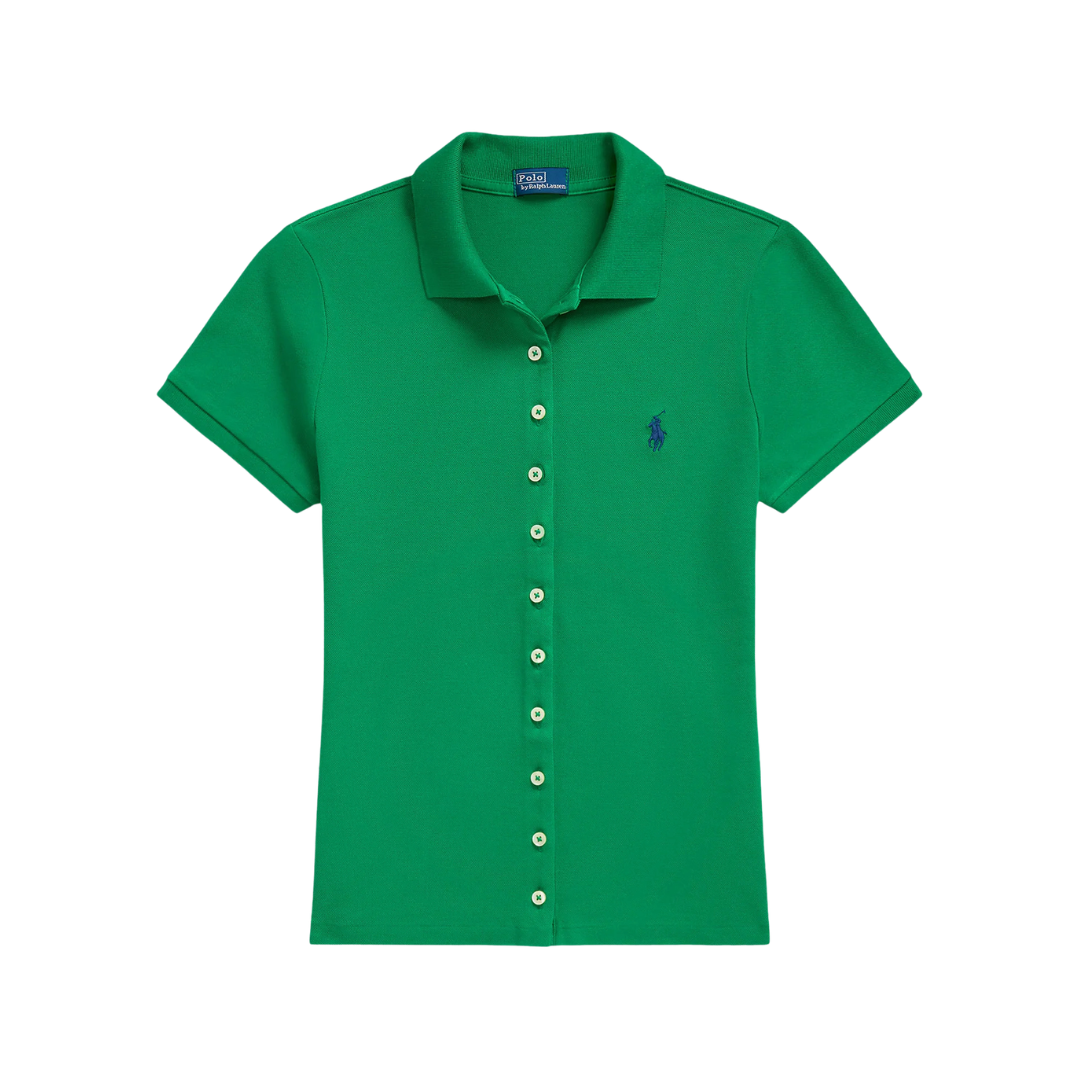 Polo Ralph Lauren Buttoned Placket Polo Shirt Blouse Kayak Green 2026 | Drip Kickz Polo Ralph Lauren Buttoned Placket Polo Shirt Blouse Kayak Green