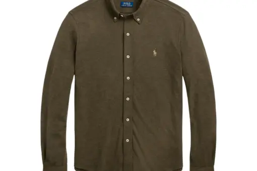 Polo Ralph Lauren Featherweight Shirt Wilson Olive Heather