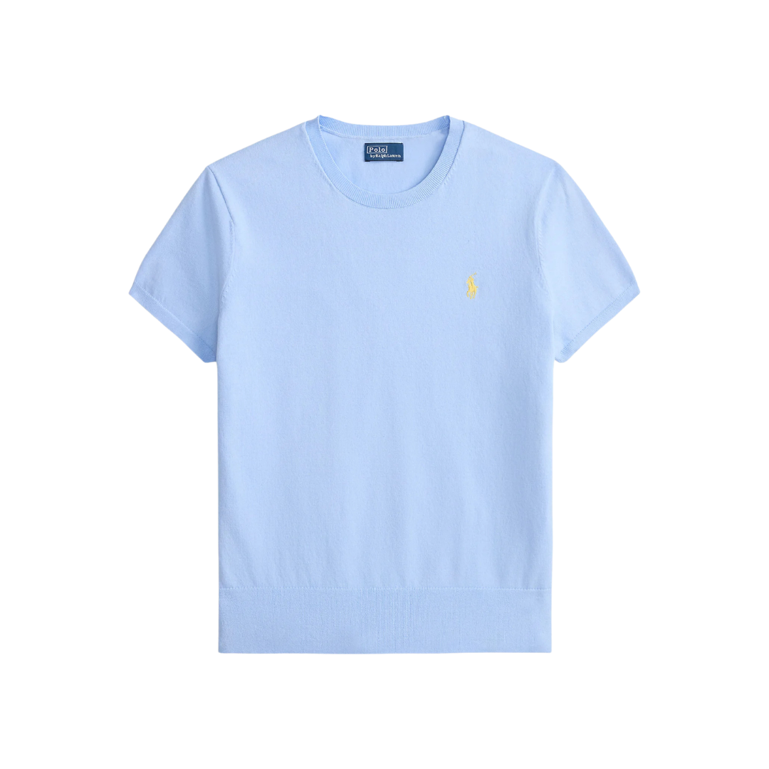 Polo Ralph Lauren Short Sleeve Crewneck Basic T Shirt Baby Blue 2026 | Drip Kickz Polo Ralph Lauren Short Sleeve Crewneck Basic T Shirt Baby Blue