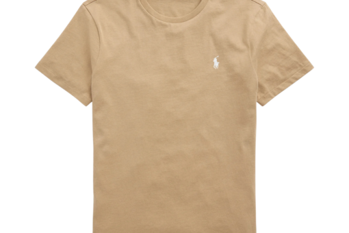 Polo Ralph Lauren Short Sleeve T Shirt Basic Cafe Tan