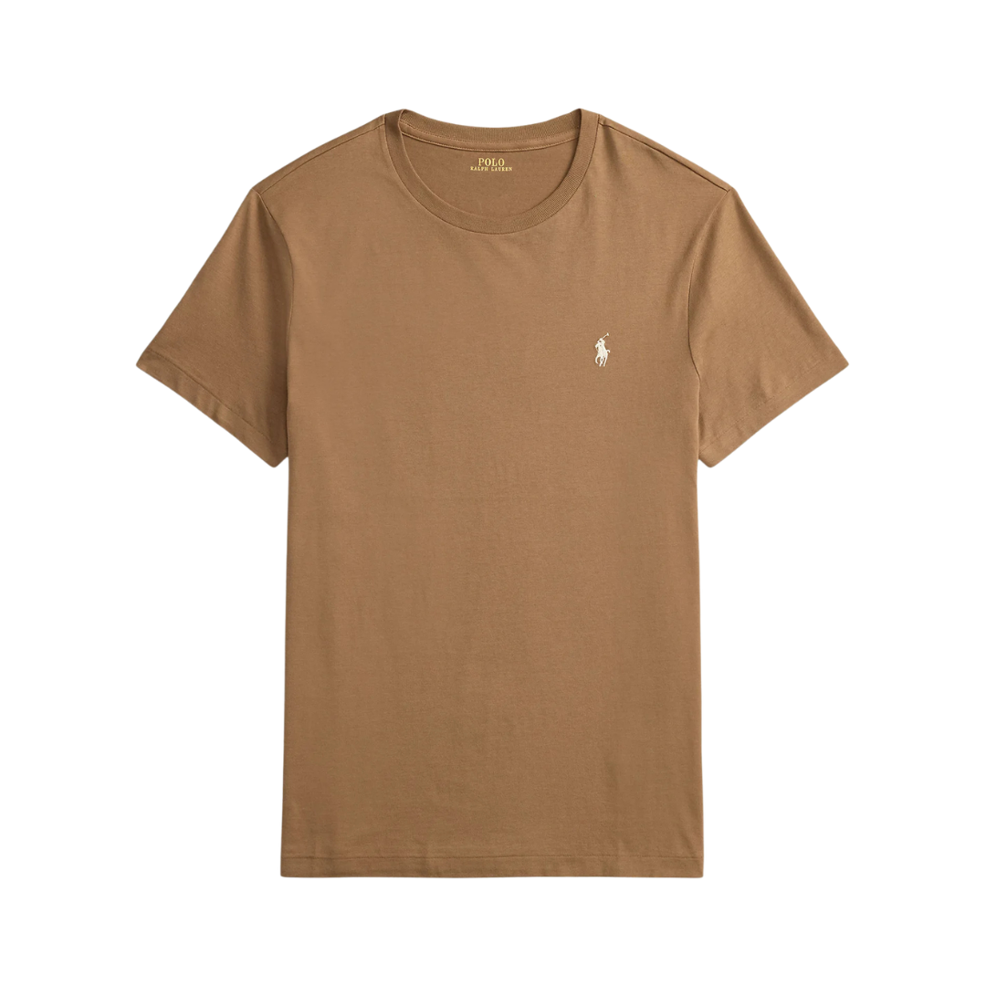 Polo Ralph Lauren Short Sleeve T Shirt Basic Brown 2026 | Drip Kickz Polo Ralph Lauren Short Sleeve T Shirt Basic Brown