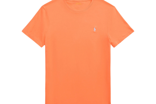 Polo Ralph Lauren Short Sleeve T Shirt Basic Classic Peach