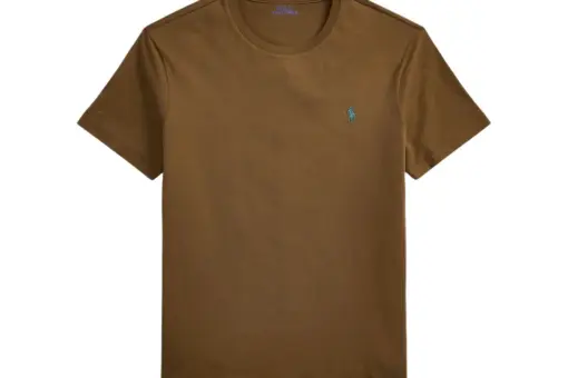 Polo Ralph Lauren Short Sleeve T Shirt Basic Natural Brown