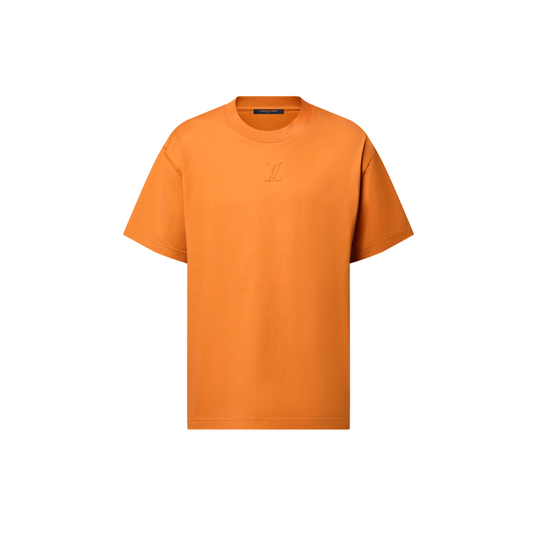 T-shirt with LV embossing Apricot 2026 | Drip Kickz T-shirt with LV embossing Apricot
