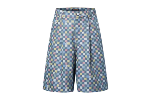 LV Damier Wide Chambray Shorts
