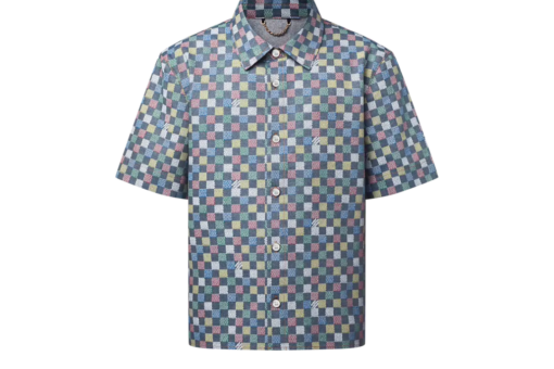 LV Damier Chambray Short-Sleeved Shirt
