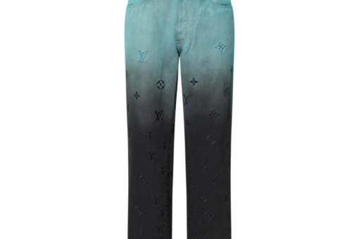 LV Embroidered Denim Pants