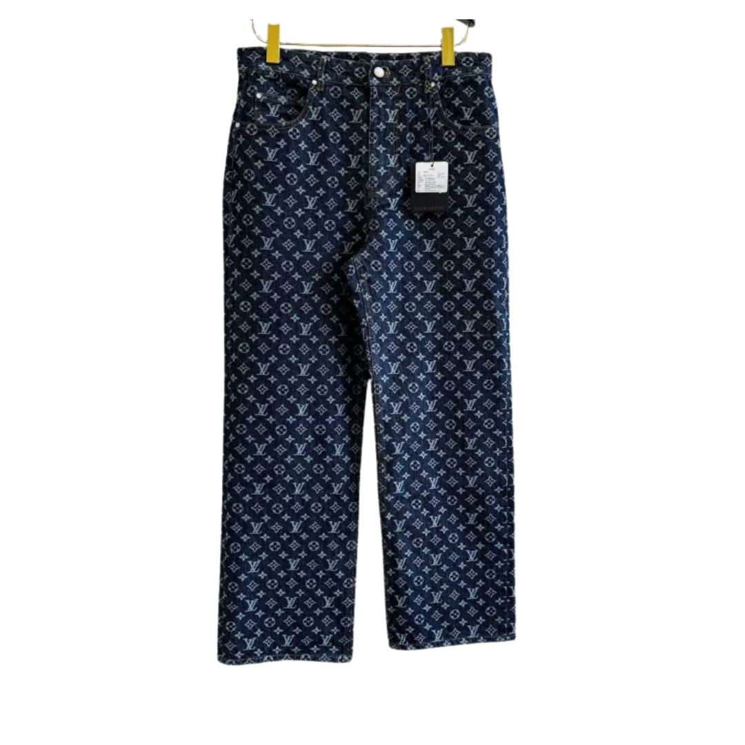 LV Monogram Jeans 2026 | Drip Kickz LV Monogram Jeans