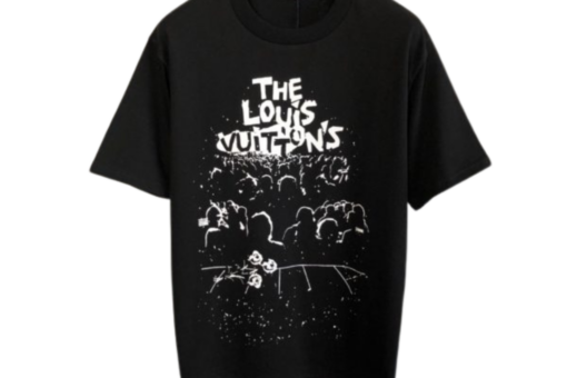 LV T-Shirt Concert Print T-shirt Black