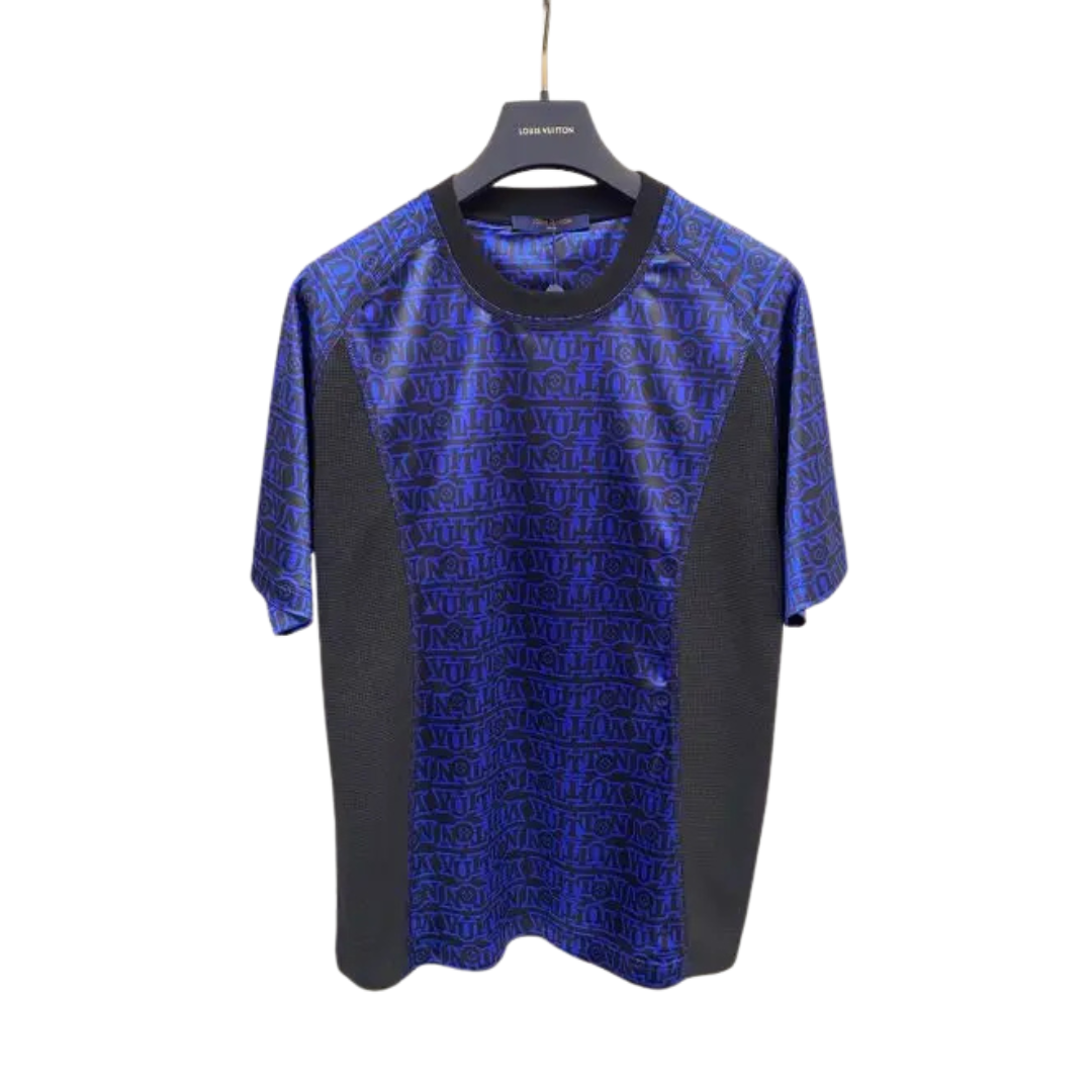 LV T-Shirt Black Blue 2026 | Drip Kickz LV T-Shirt Black Blue