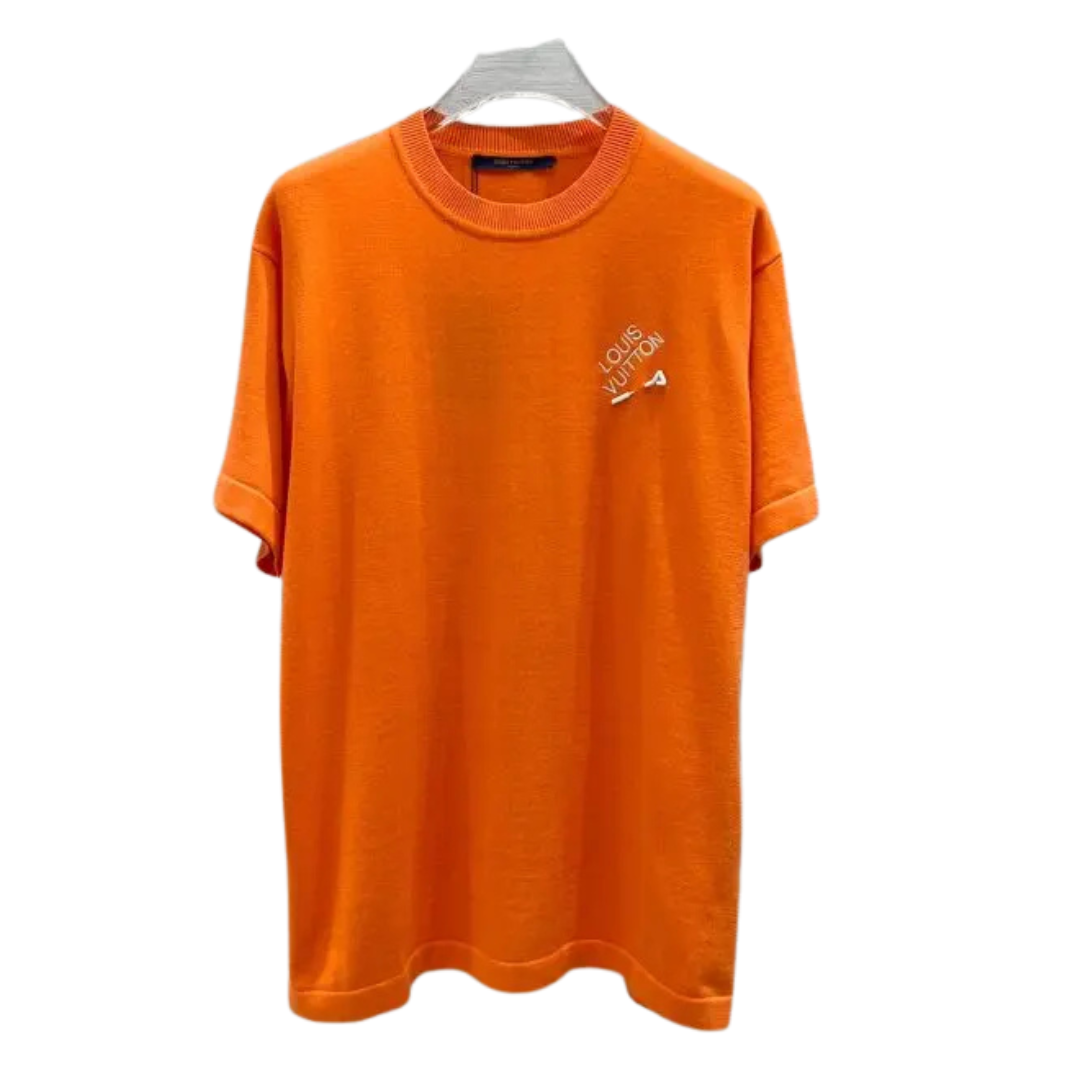 LV T-Shirt Orange 2026 | Drip Kickz LV T-Shirt Orange