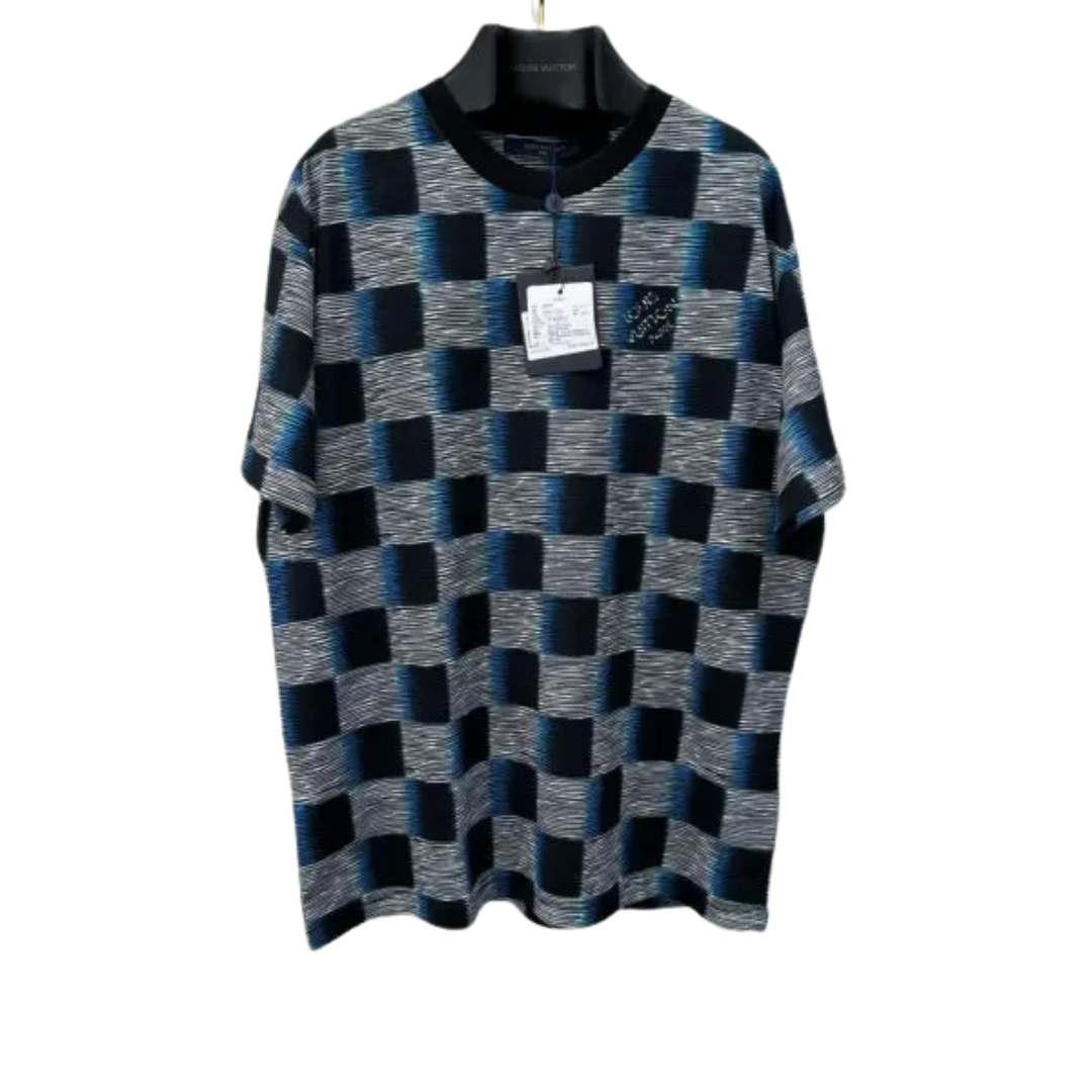 LV T-Shirt Black Check 2026 | Drip Kickz LV T-Shirt Black Check