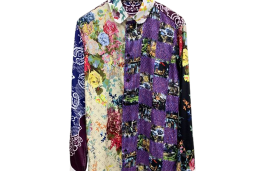 LV Silk Shirt Multicolored