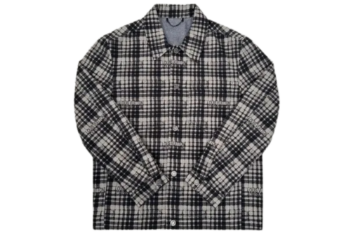 LV Checked Overshirt Shirt Black