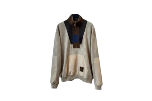 LV Damier Hybrid Half-Zip Workwear Pullover Multicolor