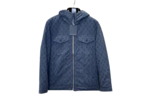 LV Monogram Puffer Jacket Blue