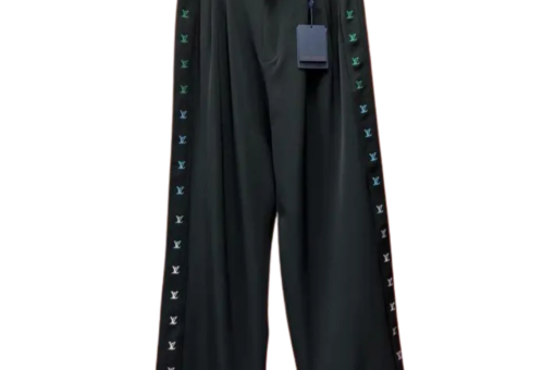 LV Preppy Tailored Jersey Trousers Black