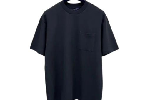 LV T-Shirt Pique Cotton Black