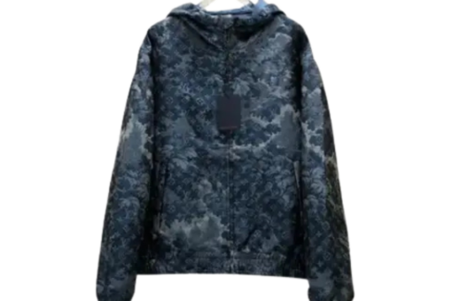 LV Monogram Tapestry Windbreaker Blue