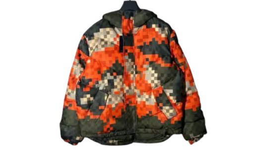 LV Camouflage Puffer Jacket
