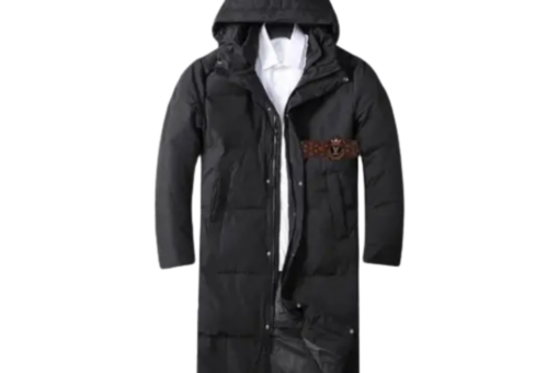LV Long Puffer Jacket Black