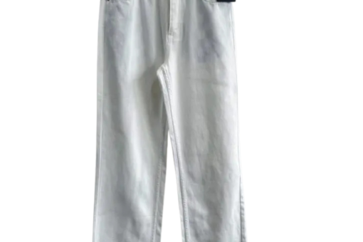 LV Loose Baggy Hip-Hop Jeans White