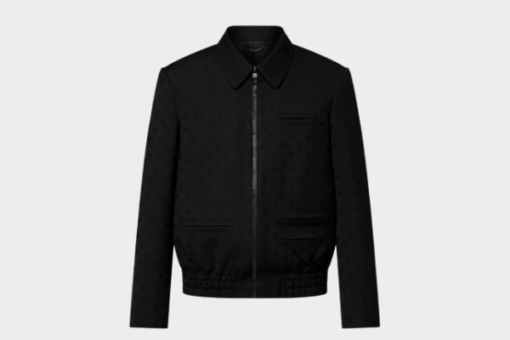 LV Monogram Jacquard Wool Jet Pocket Blouson