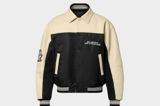 LV Leather And Nylon Blouson Jacket