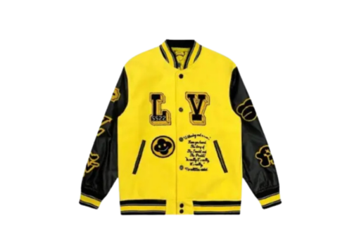 LV Varsity Yellow & Black Jacket