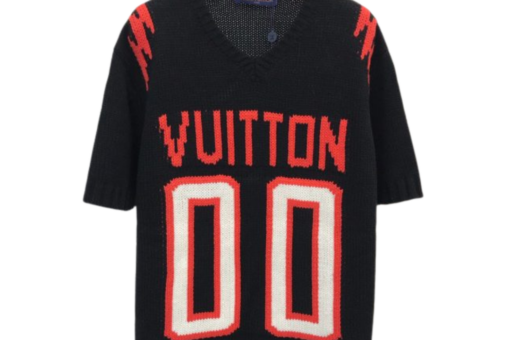 LV chunky Knit Jersey Black