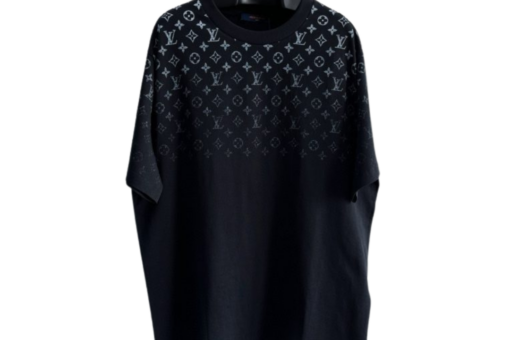 LV Gradient Cotton T-Shirt Black
