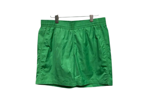 LV 3D Pocket Monogram Swim Board Shorts Green