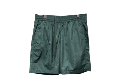 LV 3D Pocket Monogram Swim Board Shorts Forrest Green