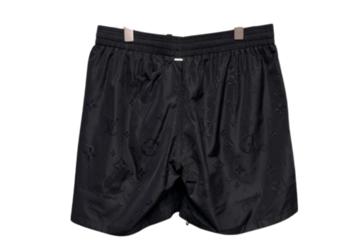 LV 3D Pocket Monogram Swim Board Shorts Black