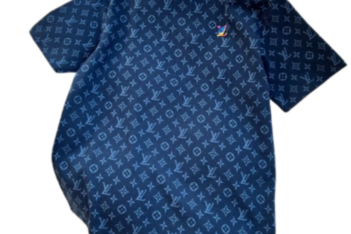 LV Oblique T-Shirt Navy Blue