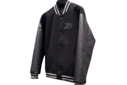 LV Louis Vuitton Bomber Jacket Leather Black