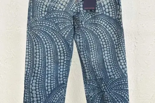 LV x Yayoi Kusama All-Over Pumpkin Denim Jeans