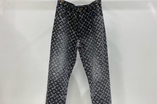 LV Monogram Jeans Black