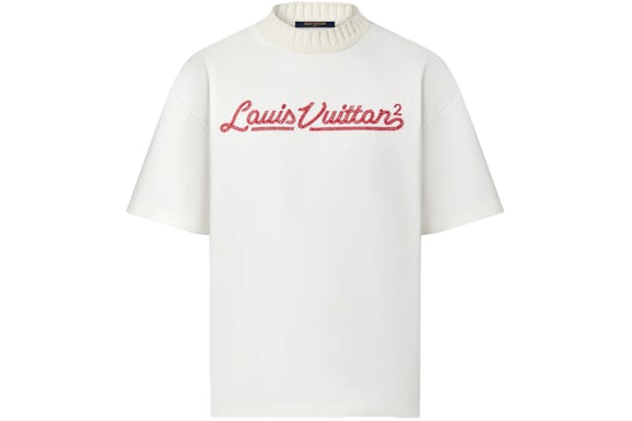 LV x Nigo Embroidered Mockneck T-Shirt 2026 | Drip Kickz LV x Nigo Embroidered Mockneck T-Shirt